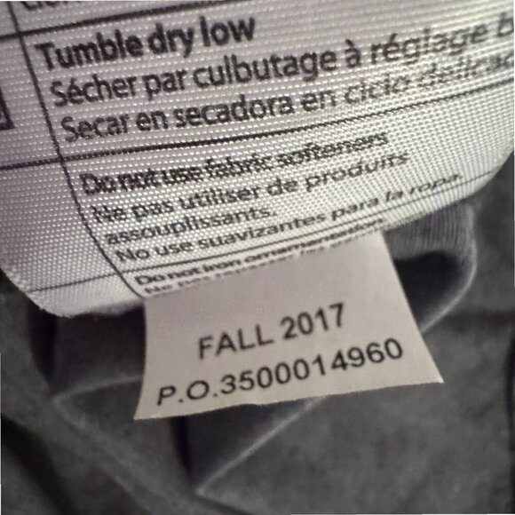 CARHARTT Dark Gray Force Relaxed Fit Mid-Weight Long Sleeve T-Shirt Top 3XL - Picture 5 of 6